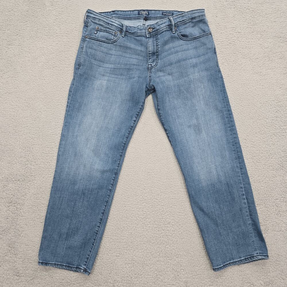 Chaps Jeans by Ralph Lauren Mens 36x30 Slim Straight Dark Wash CMCHB004-NWW